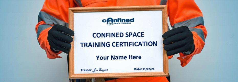 Confined Space Training Certificate
