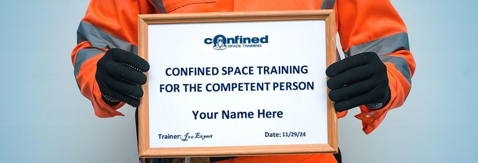 Training for the Confined Space Competent Person